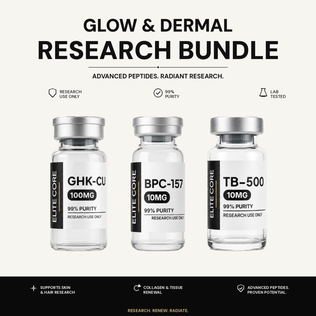 Glow and Dermal Research Bundle premium research vials